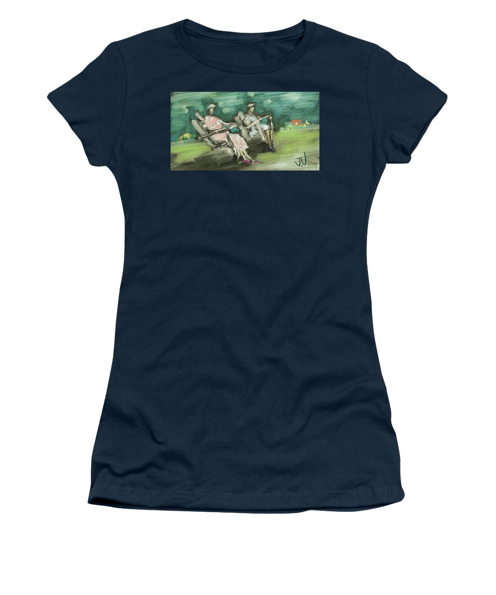Figure Women's T-Shirt featuring the digital art Sunday Afternoon Tea by Jim Vance