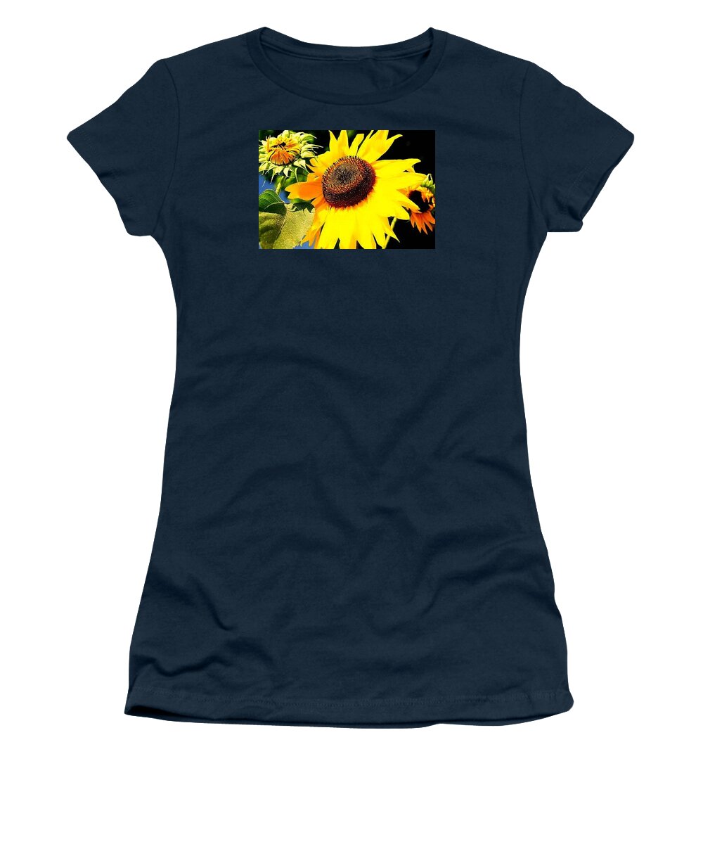  Women's T-Shirt featuring the photograph Sunflower by FD Graham