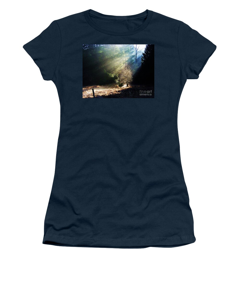 Wild Meadow Women's T-Shirt featuring the photograph Sunlit by Julie Rauscher