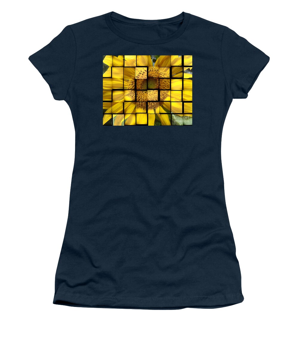 Flower Women's T-Shirt featuring the photograph Sunny Composition by Christina Verdgeline