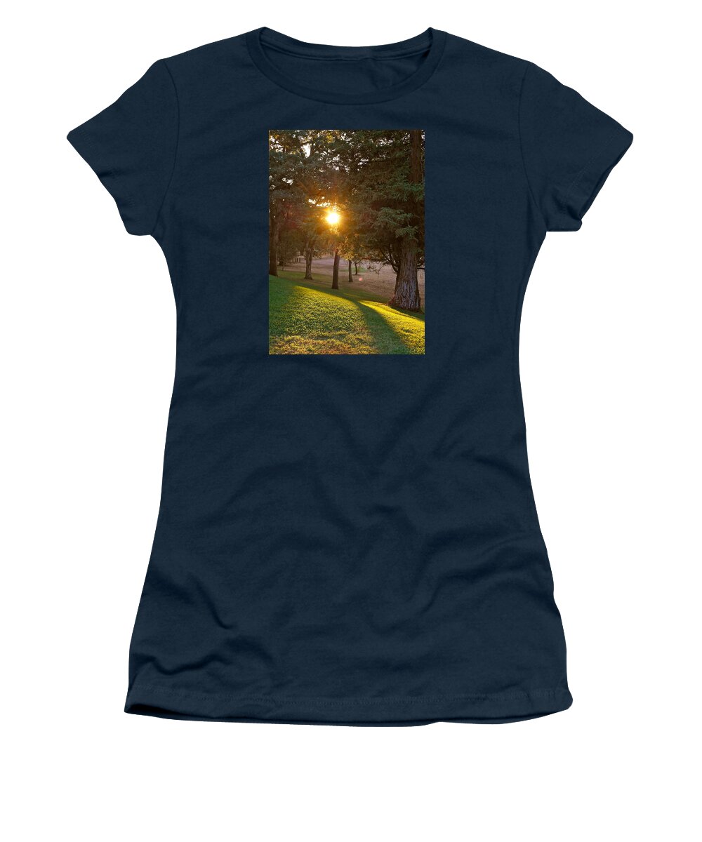 Sunset Women's T-Shirt featuring the photograph Sunset Retreat by Michele Myers