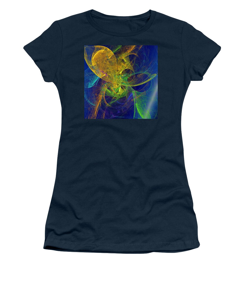 Art Women's T-Shirt featuring the digital art Sunshine by Jeff Iverson