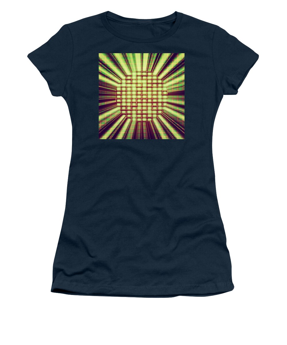 Supernova Women's T-Shirt featuring the digital art Supernova by Marko Sabotin