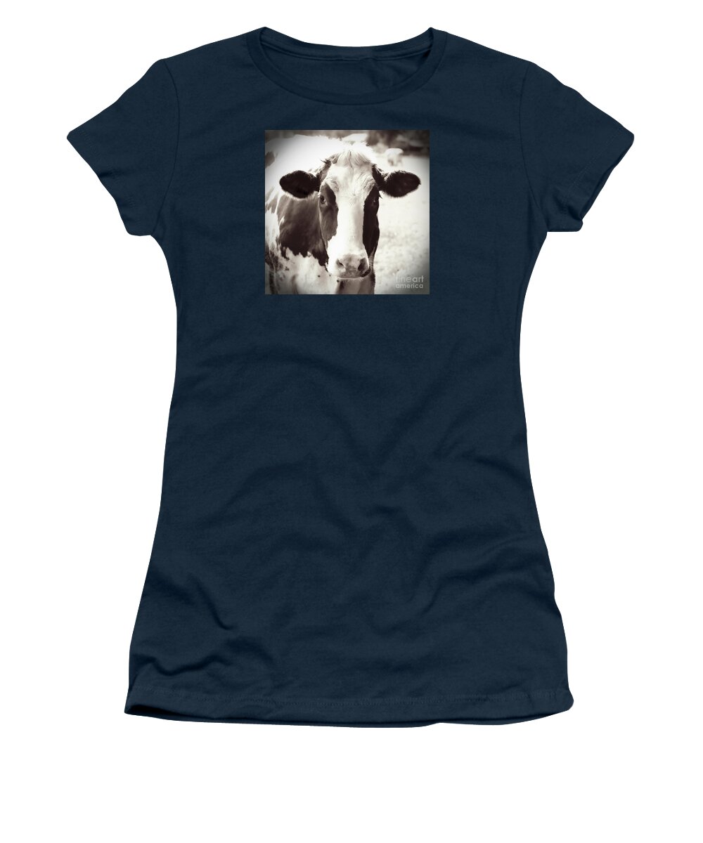 Cow Women's T-Shirt featuring the photograph Sweet Cow Face by Carol Groenen