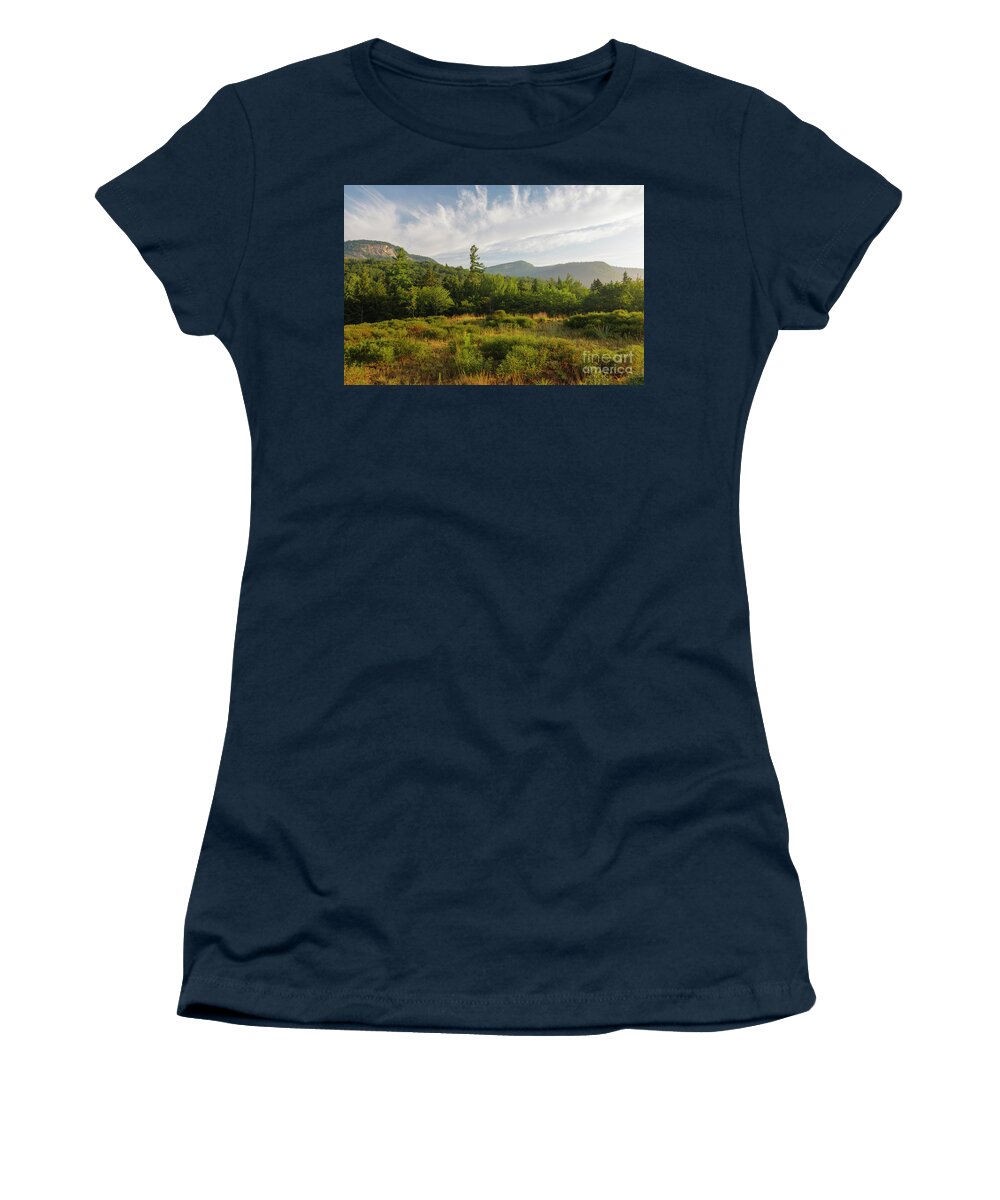 Albany Women's T-Shirt featuring the photograph Table Mountain - Kancamagus Scenic Byway, New Hampshire by Erin Paul Donovan
