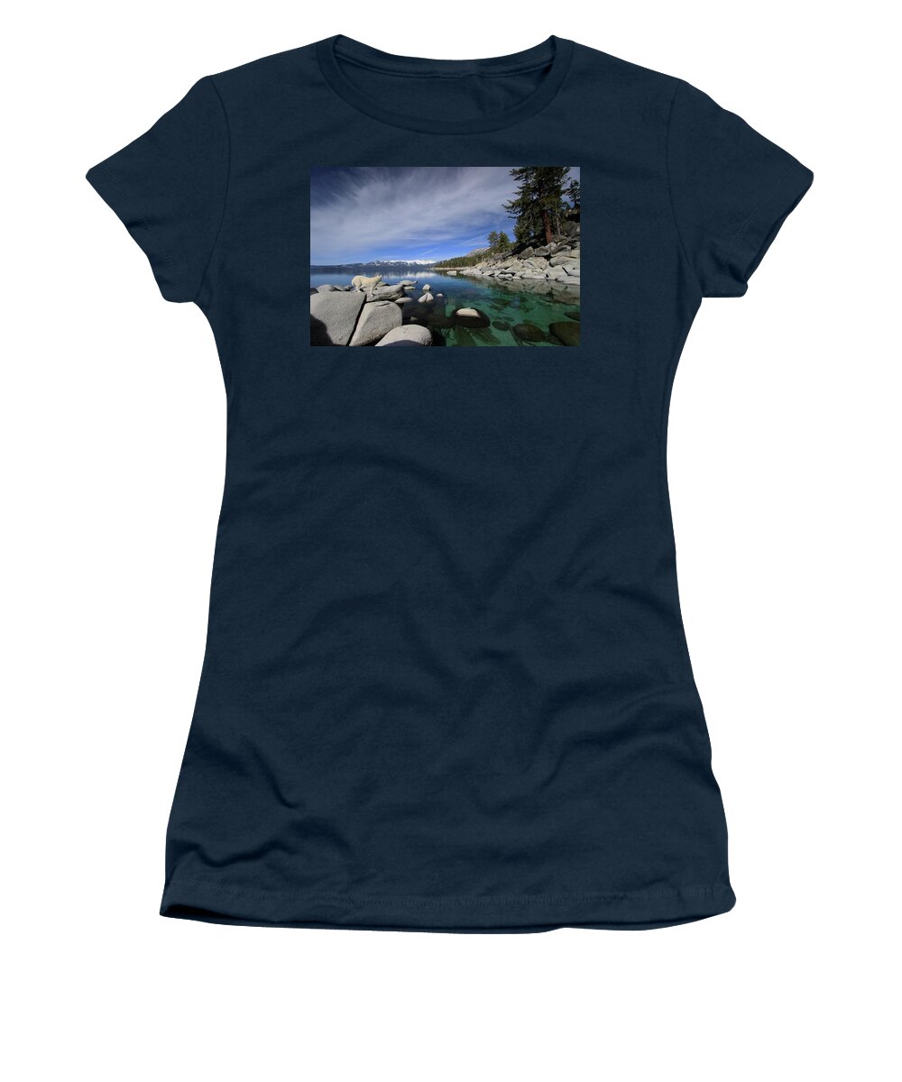 Lake Tahoe Women's T-Shirt featuring the photograph Tahoe Wow by Sean Sarsfield