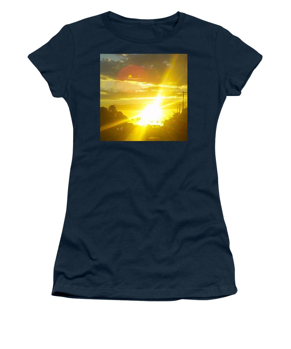 Cars Women's T-Shirt featuring the photograph Rush Hour On Cape Cod by Kate Arsenault 