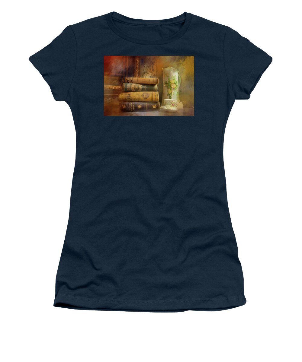 Books Women's T-Shirt featuring the photograph Tennyson Illustrated by Toni Hopper