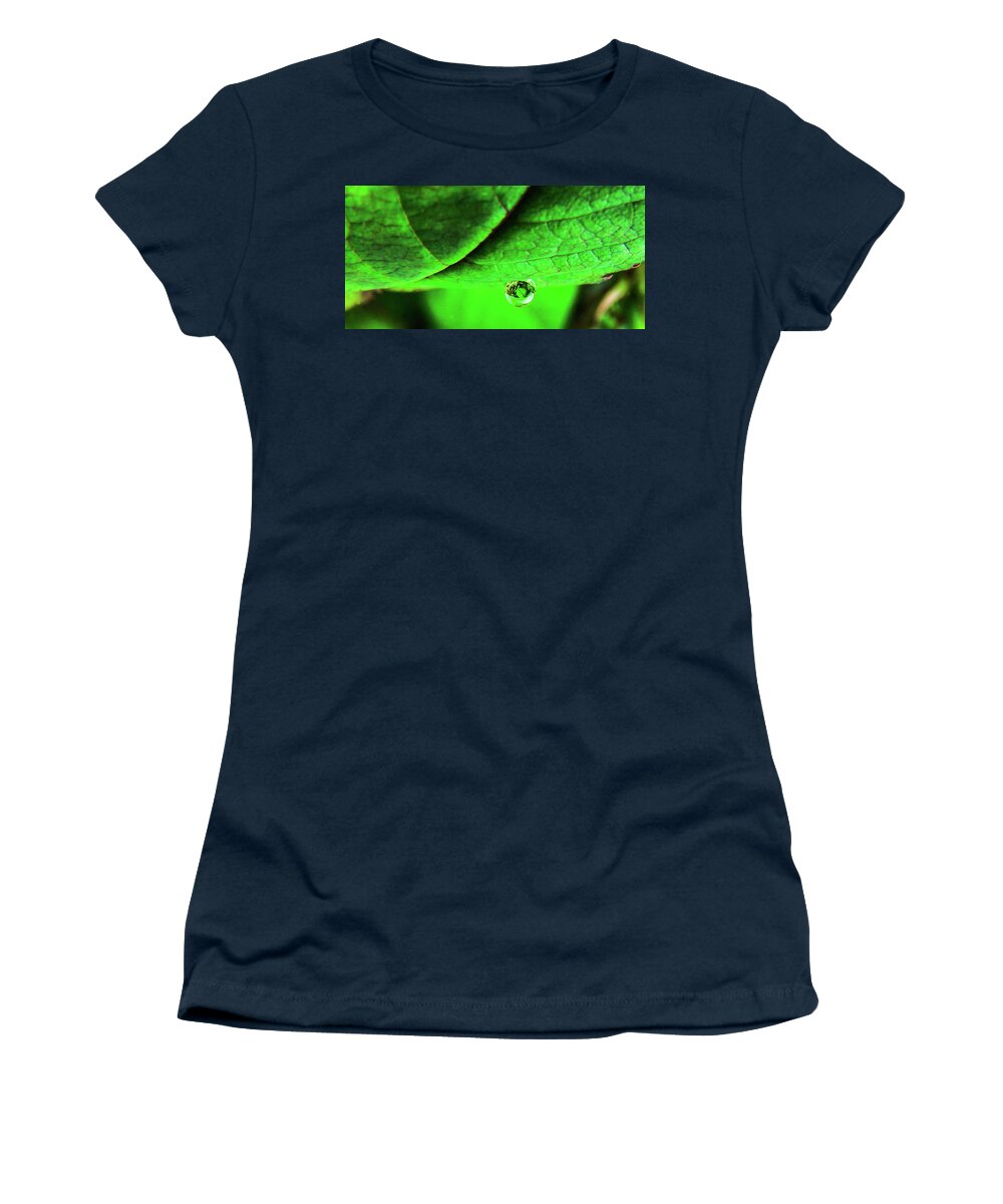Leaf Women's T-Shirt featuring the photograph Texture Leaf by Cesar Vieira