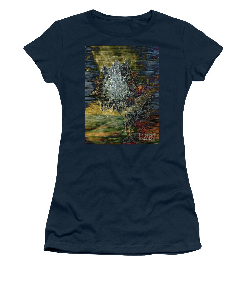 Season Women's T-Shirt featuring the painting The autumn by Horst Rosenberger