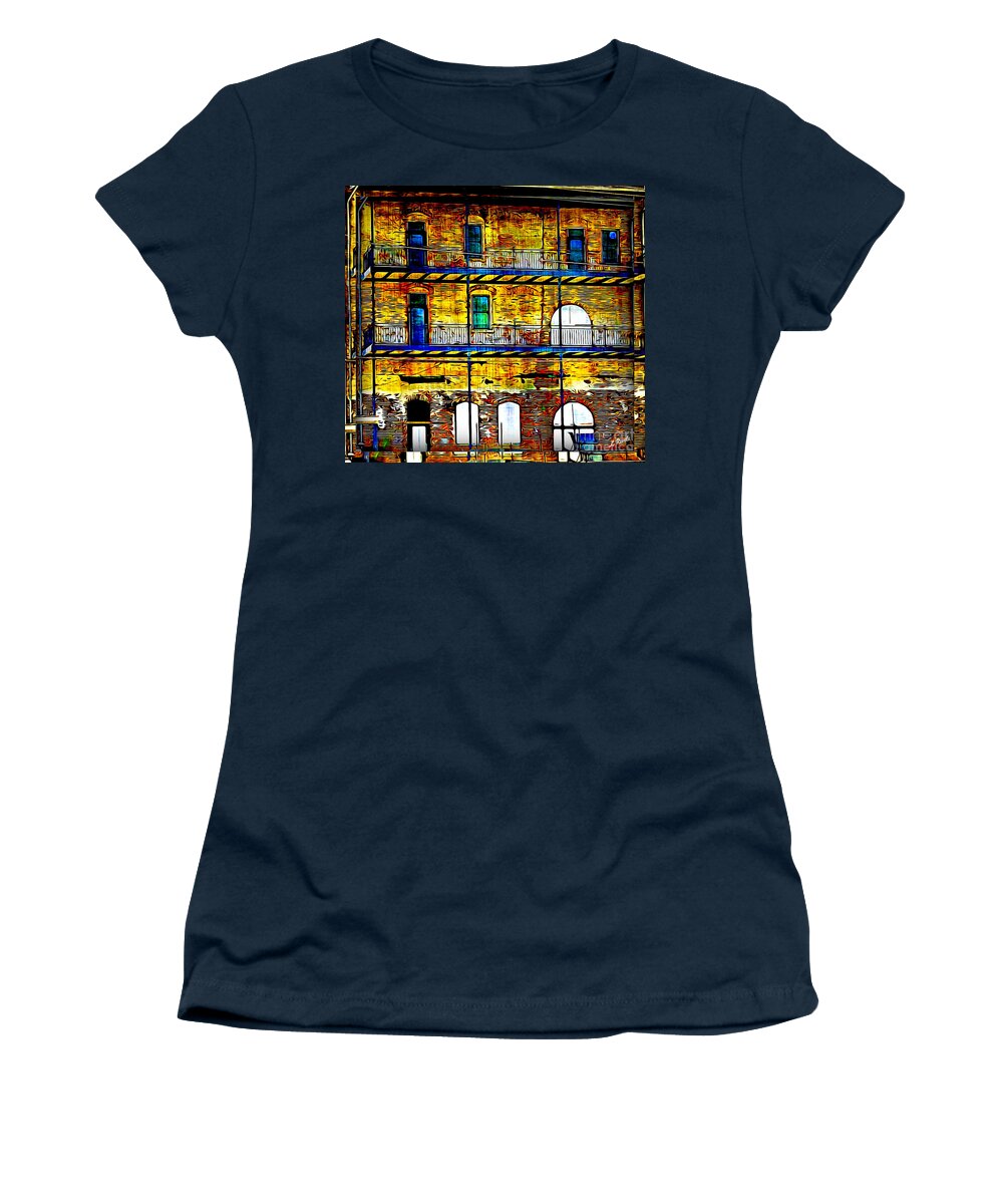 Cantina Women's T-Shirt featuring the photograph The Cantina by Leslie Revels