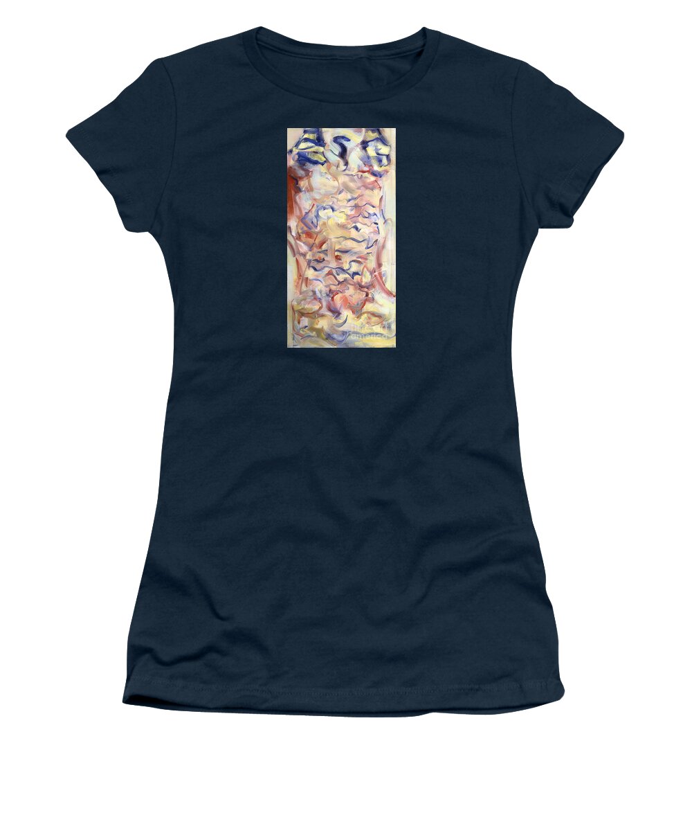 Egypt Women's T-Shirt featuring the painting The Dream Stelae / Hatshepsut by Ritchard Rodriguez