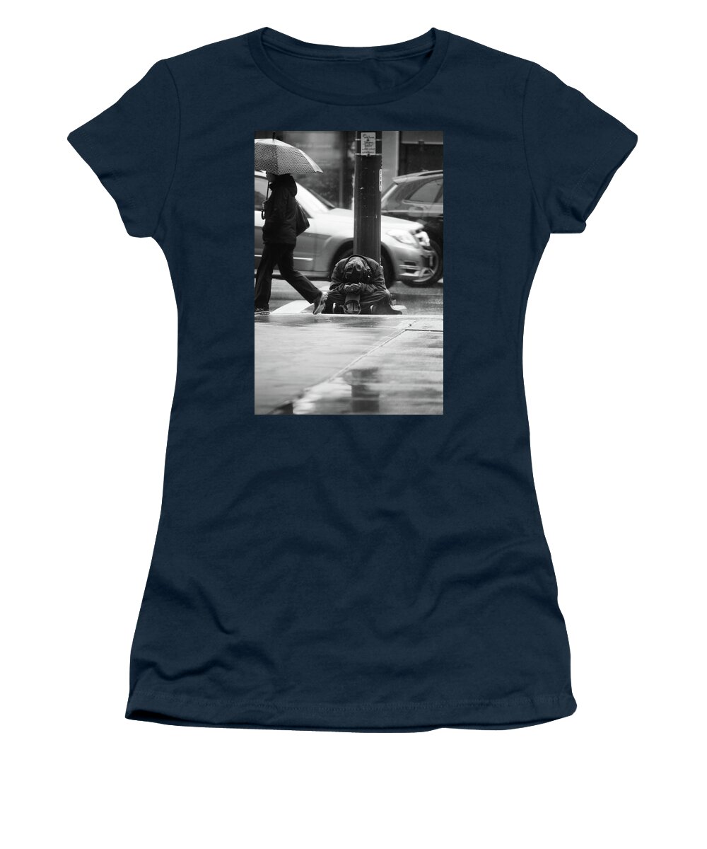 Vancouver Women's T-Shirt featuring the photograph The dry people by J C