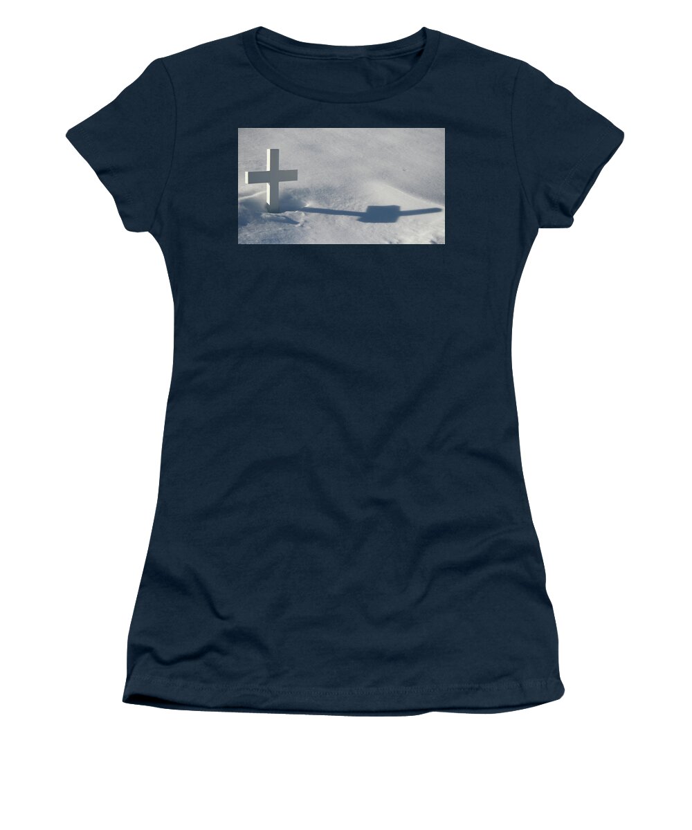 Grave Women's T-Shirt featuring the photograph The Grave Of Bobby Kennedy by Cora Wandel
