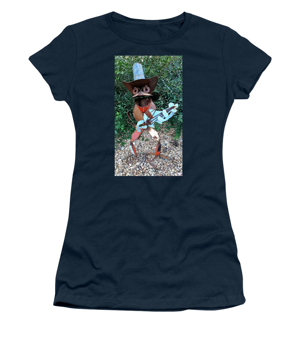 United States Women's T-Shirt featuring the photograph The Guitar Man by Joseph Hendrix