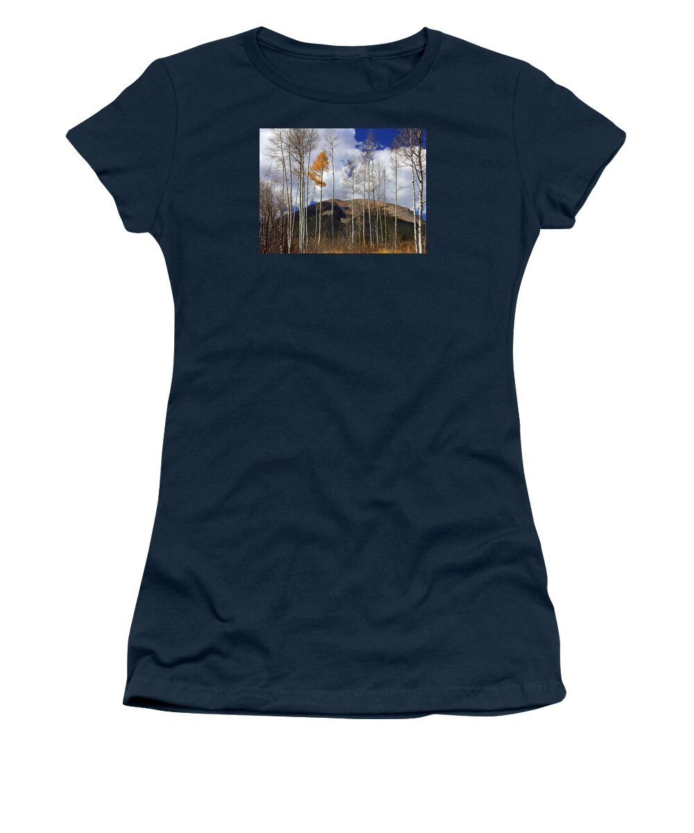 Silverthorne Women's T-Shirt featuring the photograph The Last Hurrah by Fiona Kennard