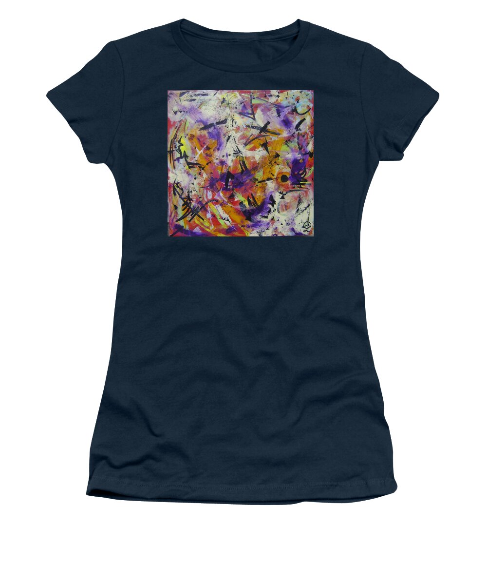 The Master Blesses Everything Women's T-Shirt featuring the painting The master blesses everything by Therese Legere