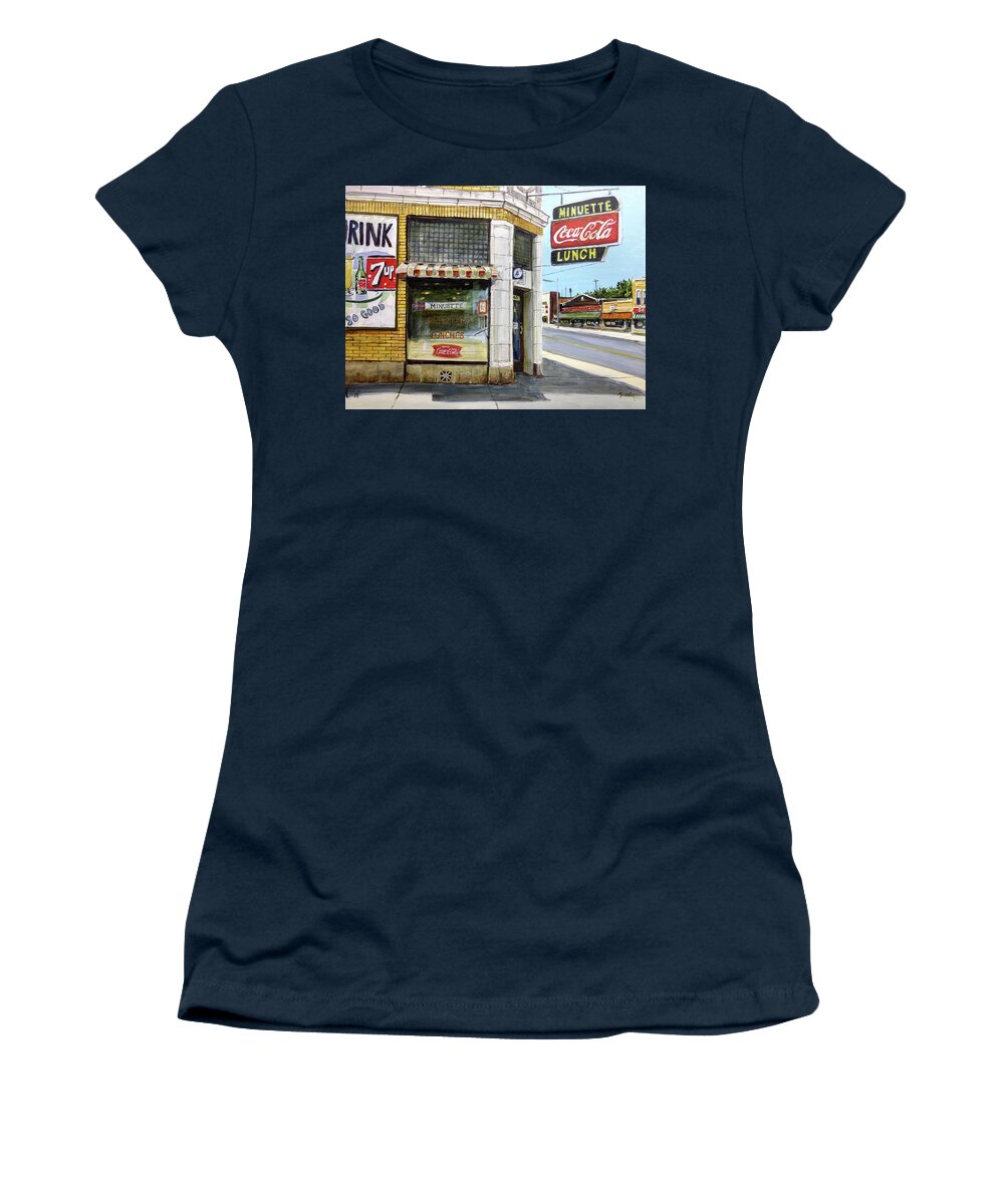 Harvey Illinois Women's T-Shirt featuring the photograph The Minuette by William Brody
