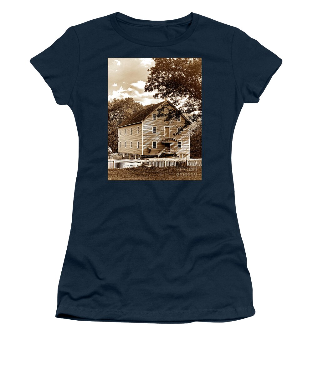 Walnford Women's T-Shirt featuring the photograph The Old Gristmill by Olivier Le Queinec