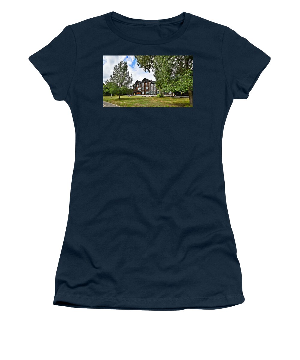 Hunting Lodge Women's T-Shirt featuring the photograph The Old Hunting Lodge by Stacie Siemsen