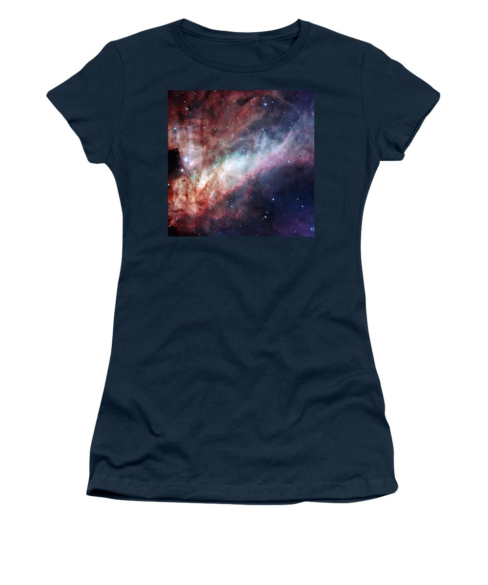 Messier 17 Women's T-Shirt featuring the photograph The Omega Nebula by Eric Glaser
