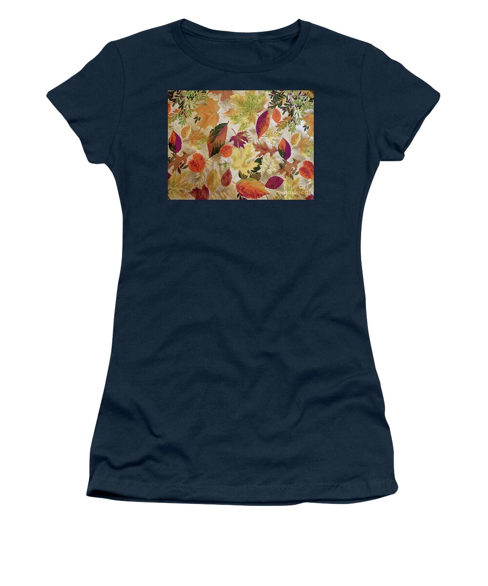 Autumn Women's T-Shirt featuring the photograph The Pattern Of Fall by D Hackett