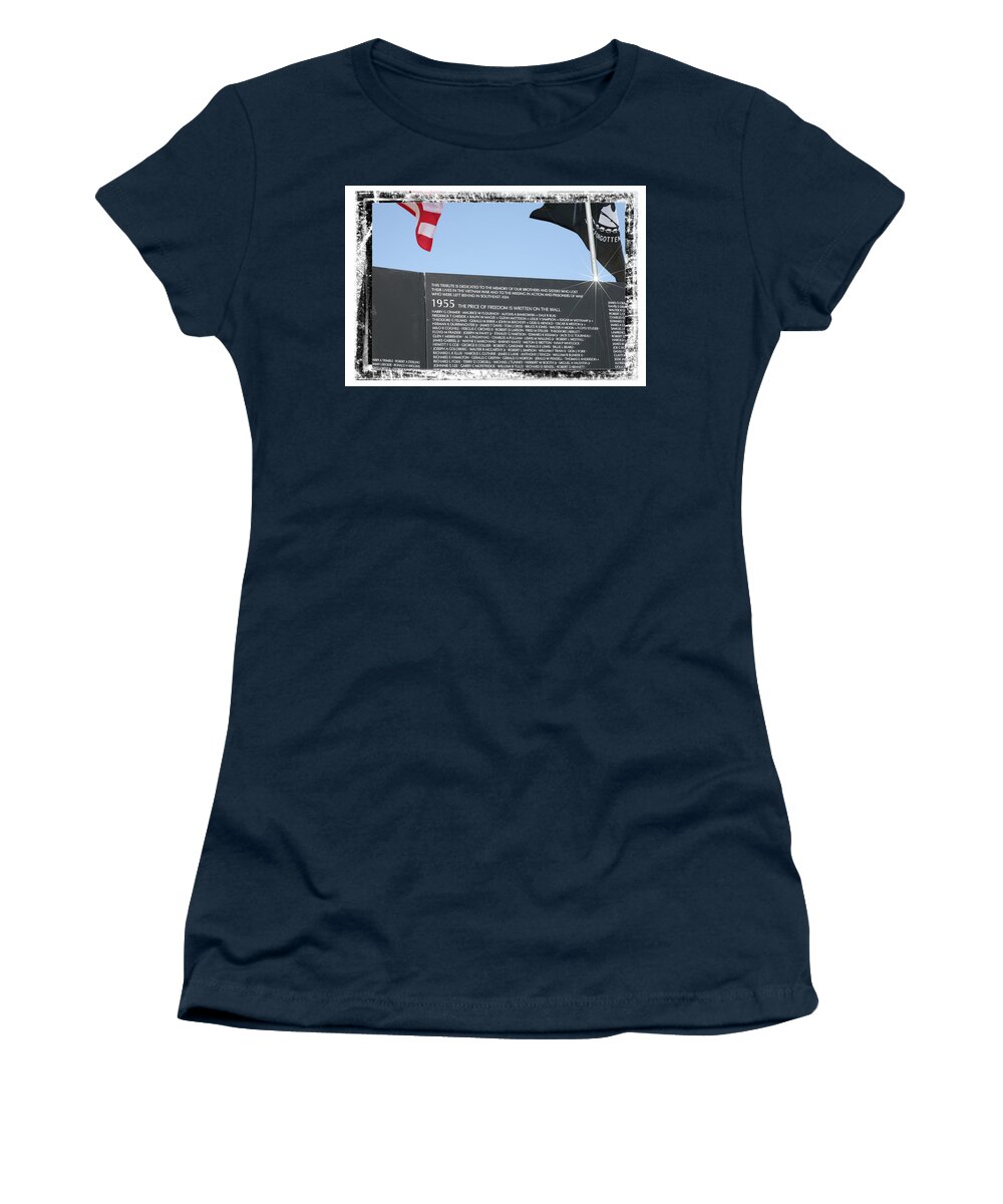 Cost Women's T-Shirt featuring the digital art The Price Of Freedom by Gary Baird