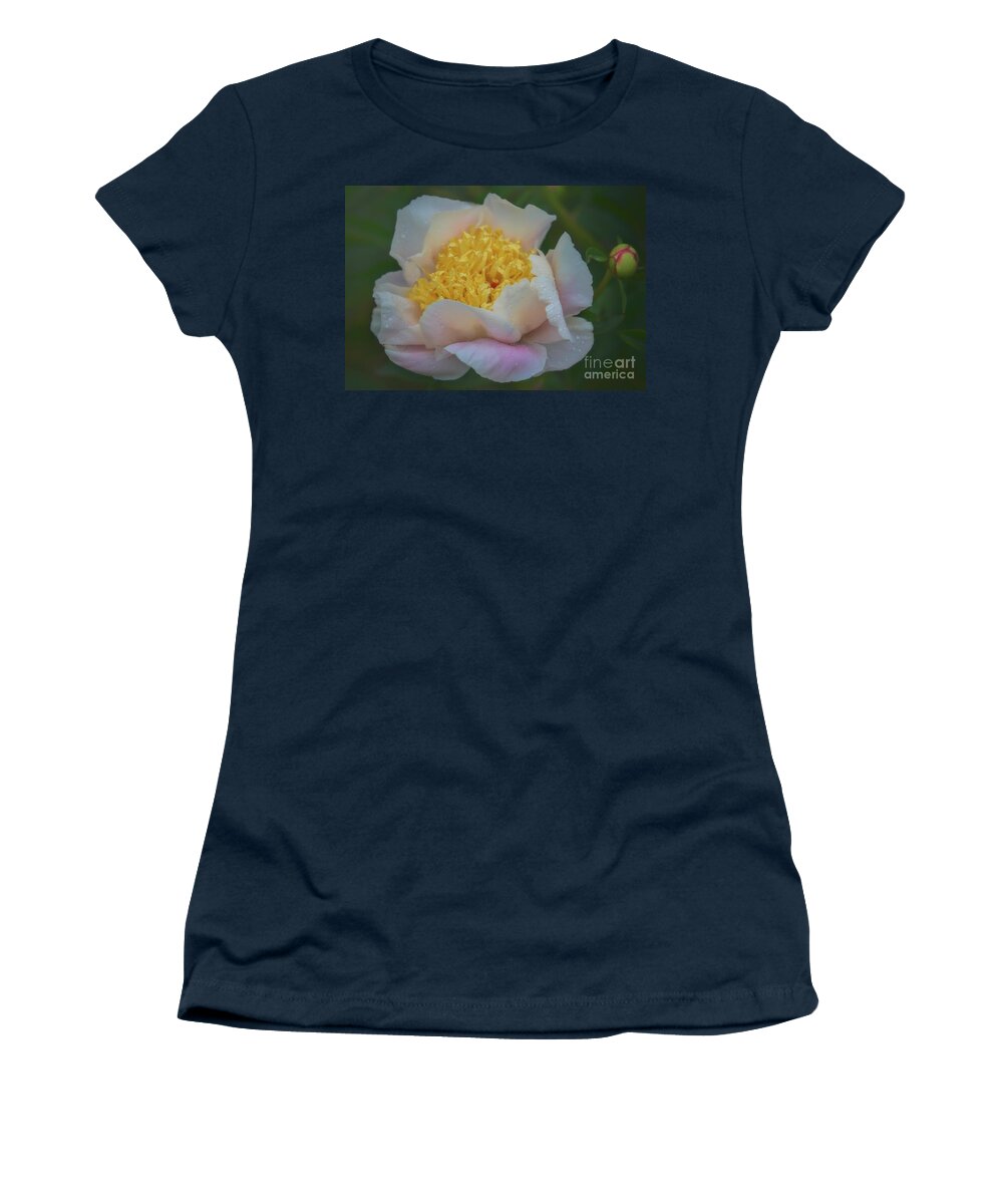 Peony Women's T-Shirt featuring the photograph The Queen of Flowers by Elizabeth Winter