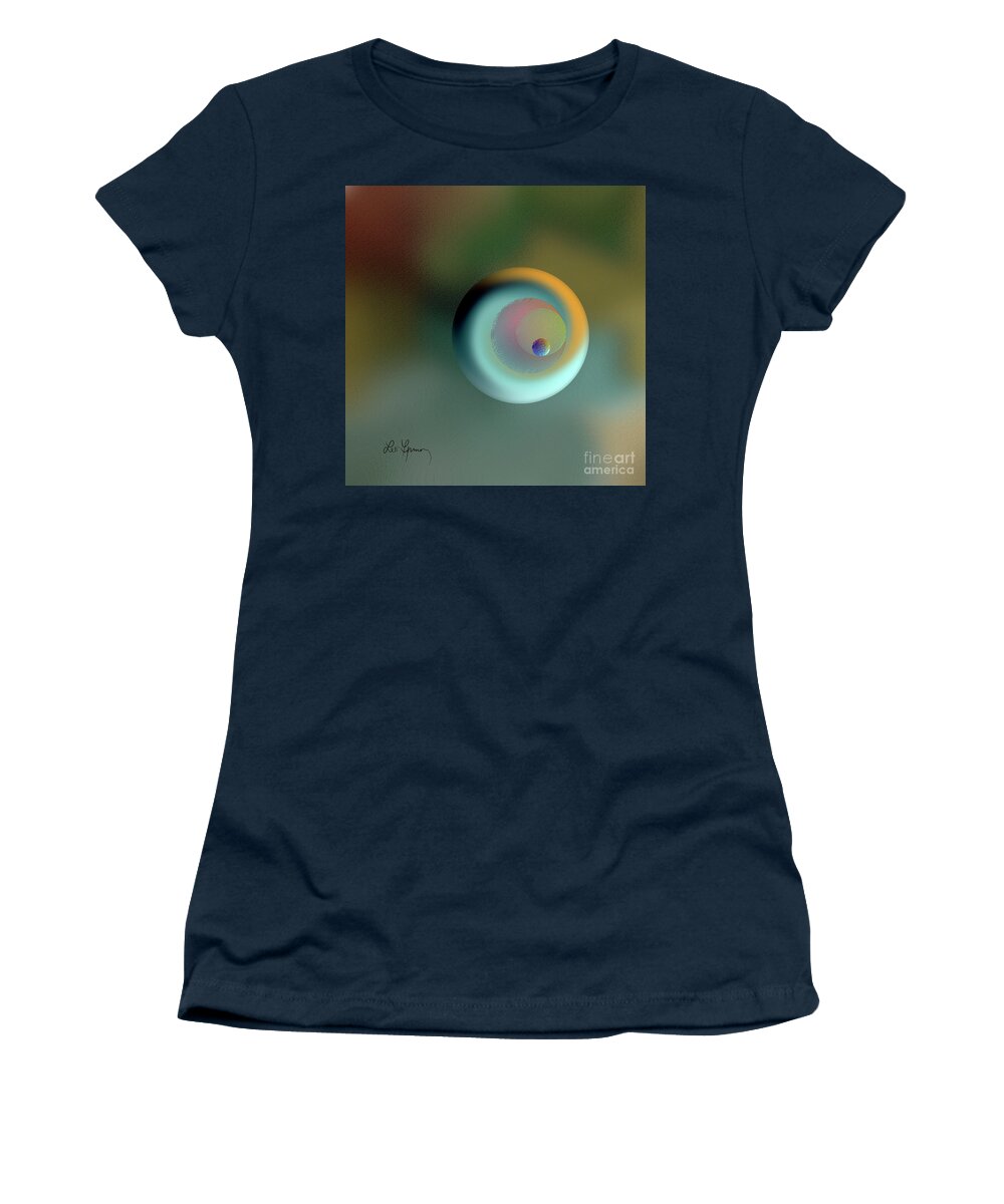 The Secret Women's T-Shirt featuring the digital art The Secret by Leo Symon