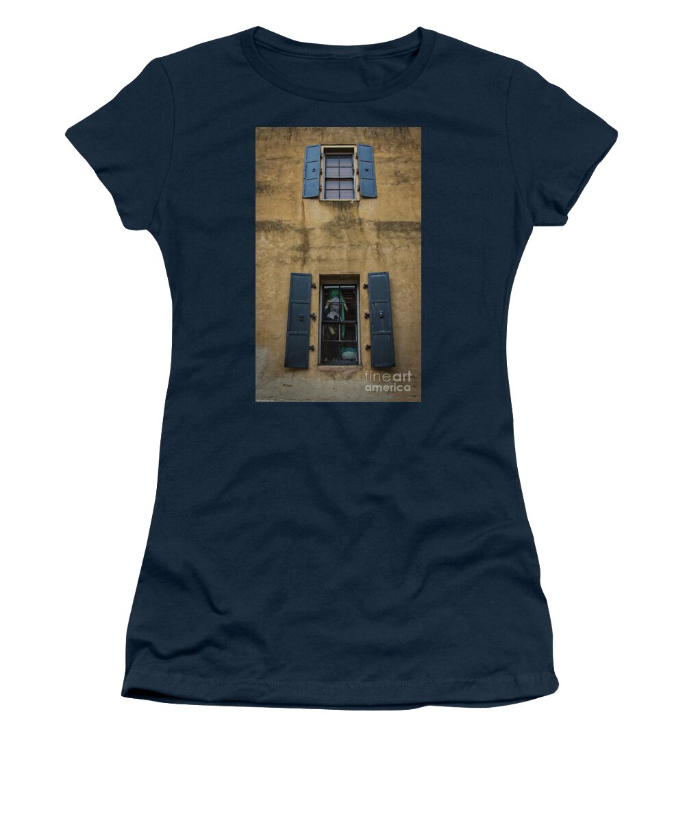 The Shutters Women's T-Shirt featuring the photograph The Shutters by Mitch Shindelbower