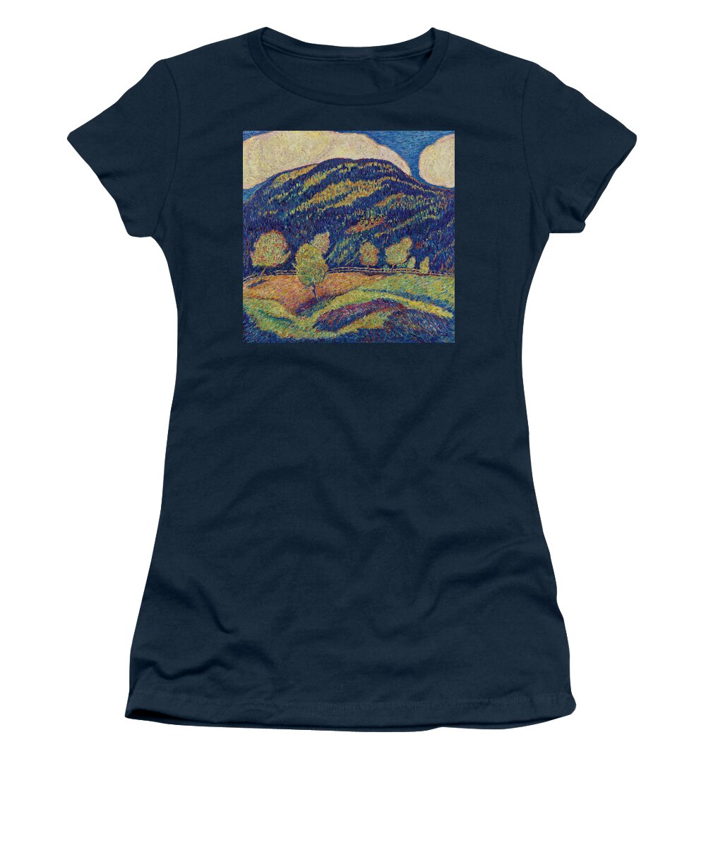 Marsden Hartley Women's T-Shirt featuring the painting The Silence of High Noon by Marsden Hartley