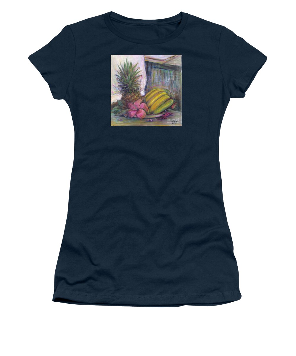 Still Life Women's T-Shirt featuring the painting The Smell of South East Asia by Sukalya Chearanantana