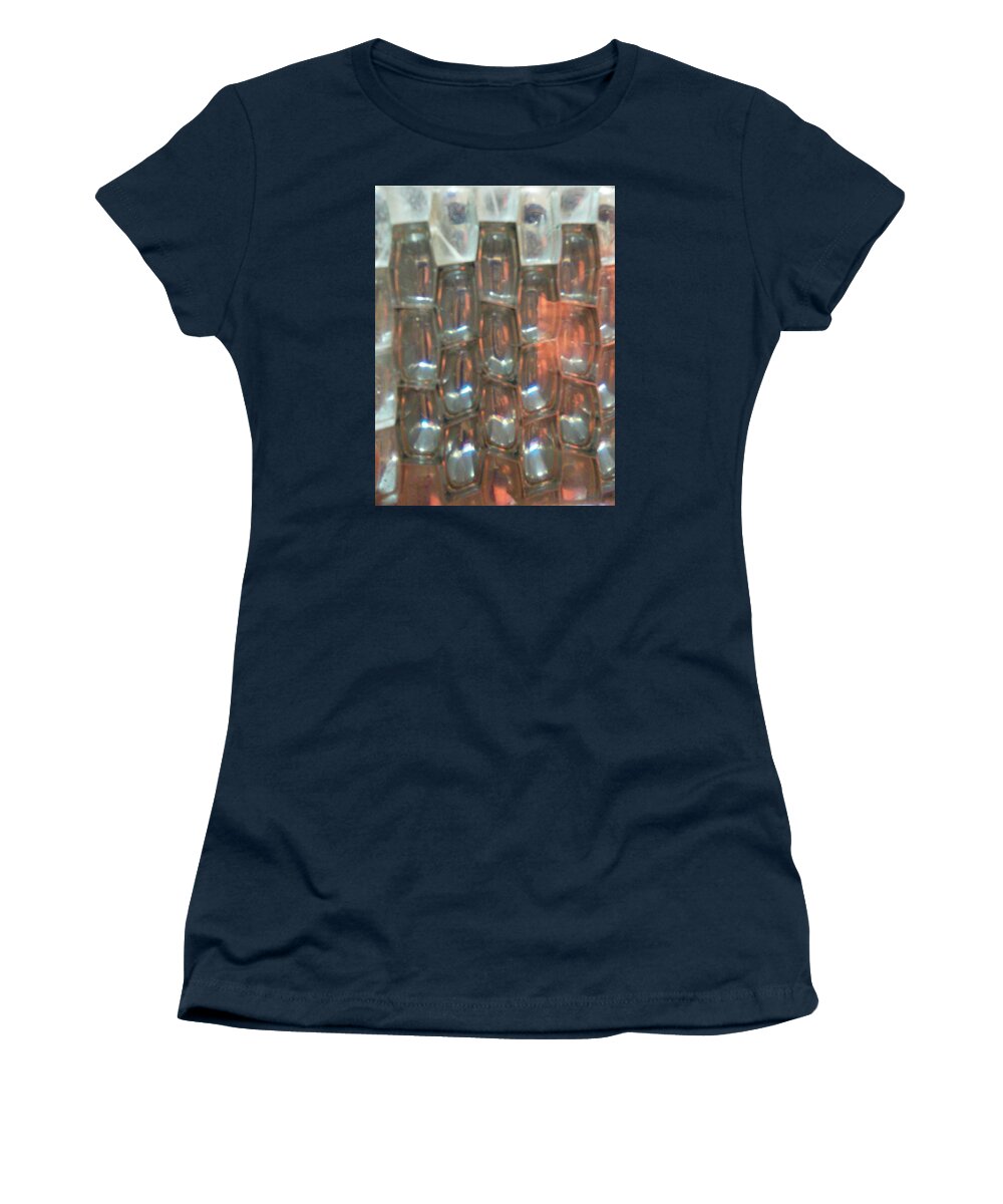 Abstract Women's T-Shirt featuring the photograph The Temple of Eyes by Susan Esbensen