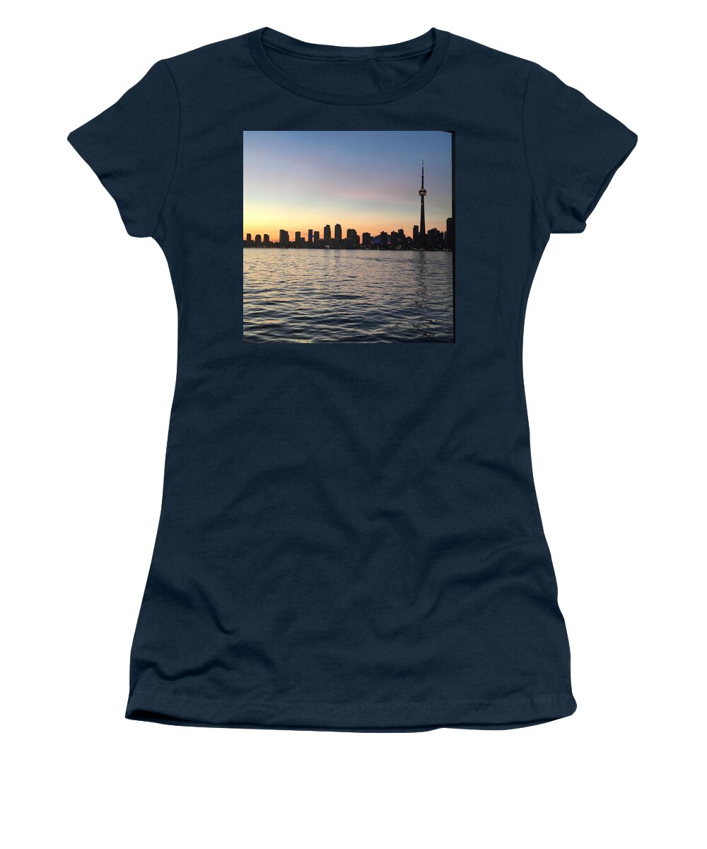 Toronto Women's T-Shirt featuring the photograph The tower by Shukri Nour