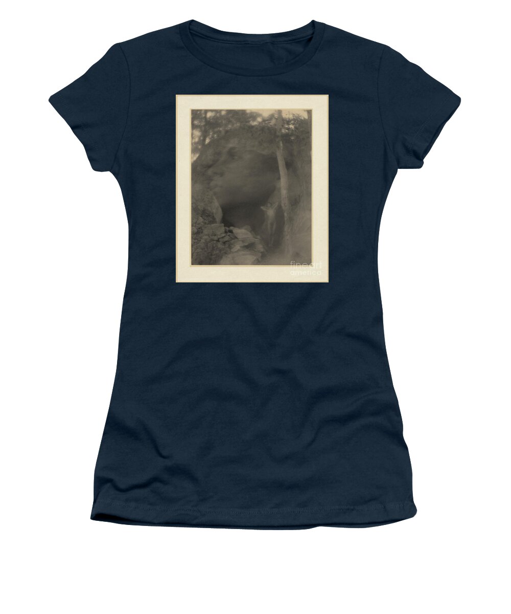 Erotica Women's T-Shirt featuring the photograph The Vision In Orpheus, F. Holland Day by Science Source