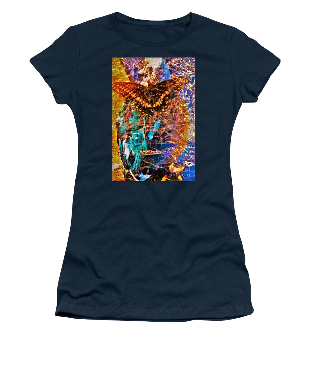 Color Photography Women's T-Shirt featuring the photograph Things that Fly 1 by Barbara Donovan