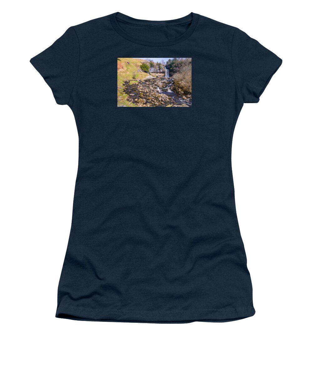 D90 Women's T-Shirt featuring the photograph Thornton Force by Mariusz Talarek