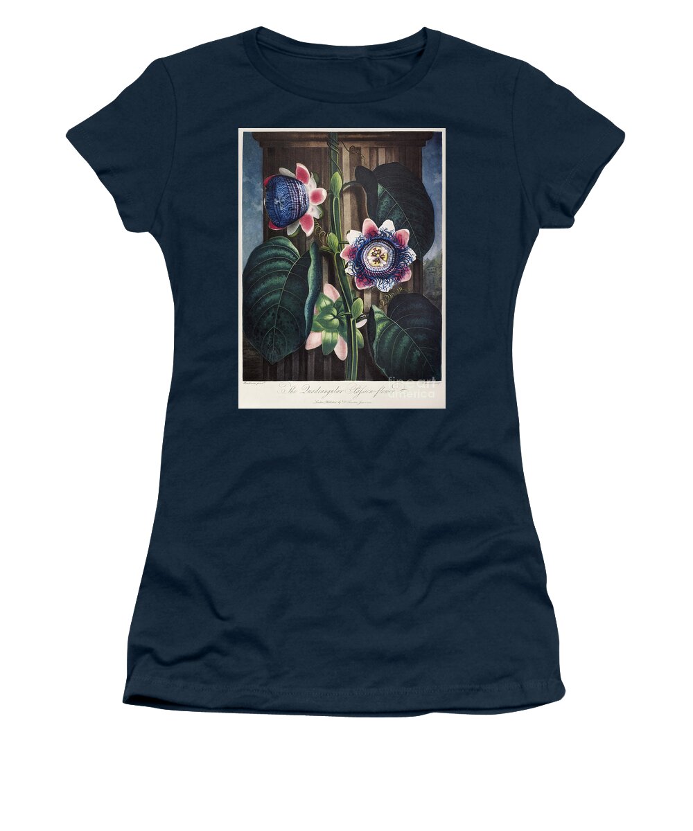 1802 Women's T-Shirt featuring the photograph Thornton: Passion-flower by Granger