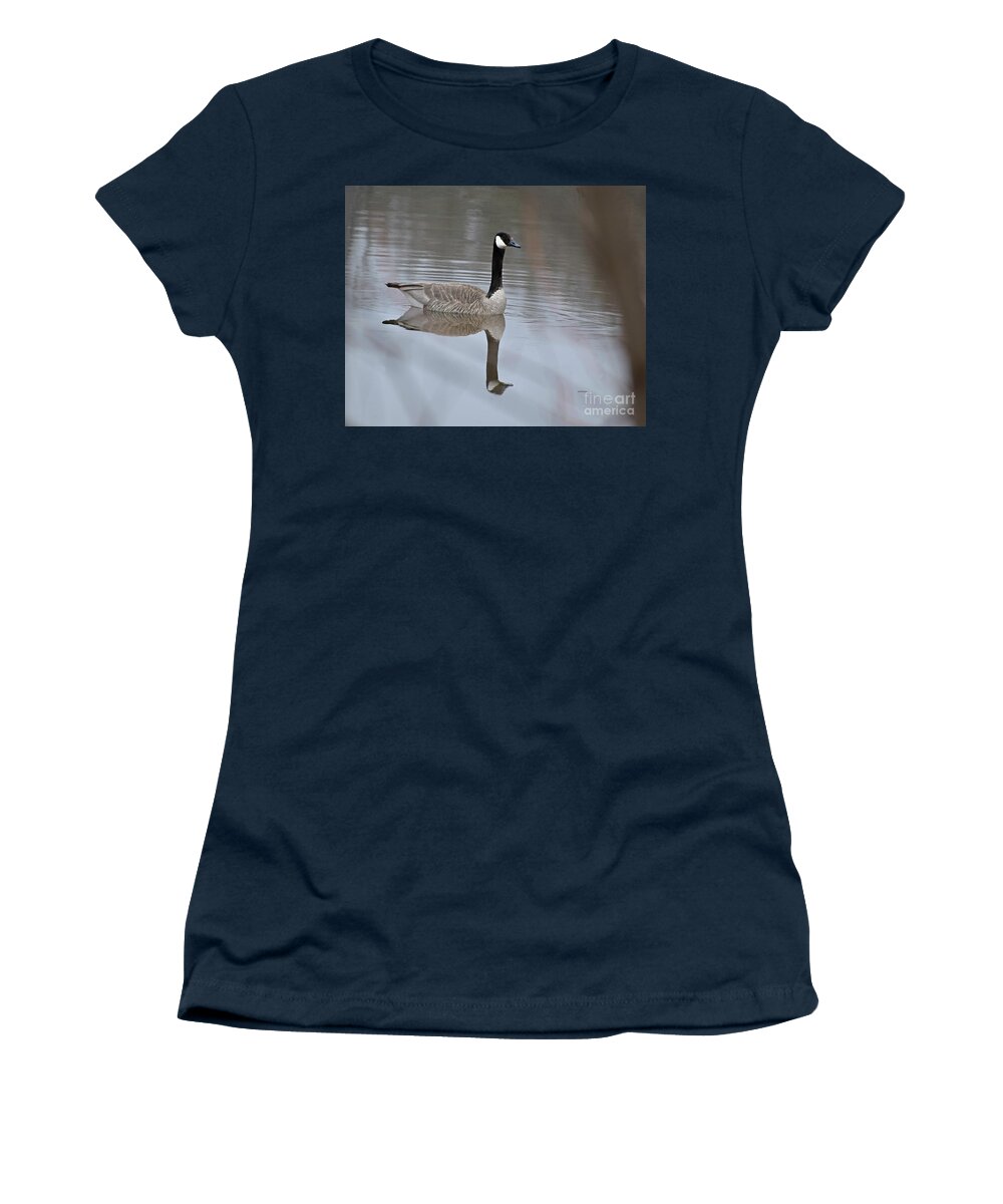 Through The Trees Women's T-Shirt featuring the photograph Through The Trees by Kathy M Krause