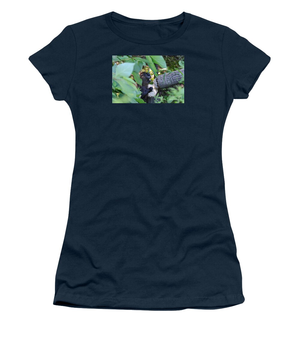 Beaver Women's T-Shirt featuring the photograph Timberrrrr by Sandra Updyke