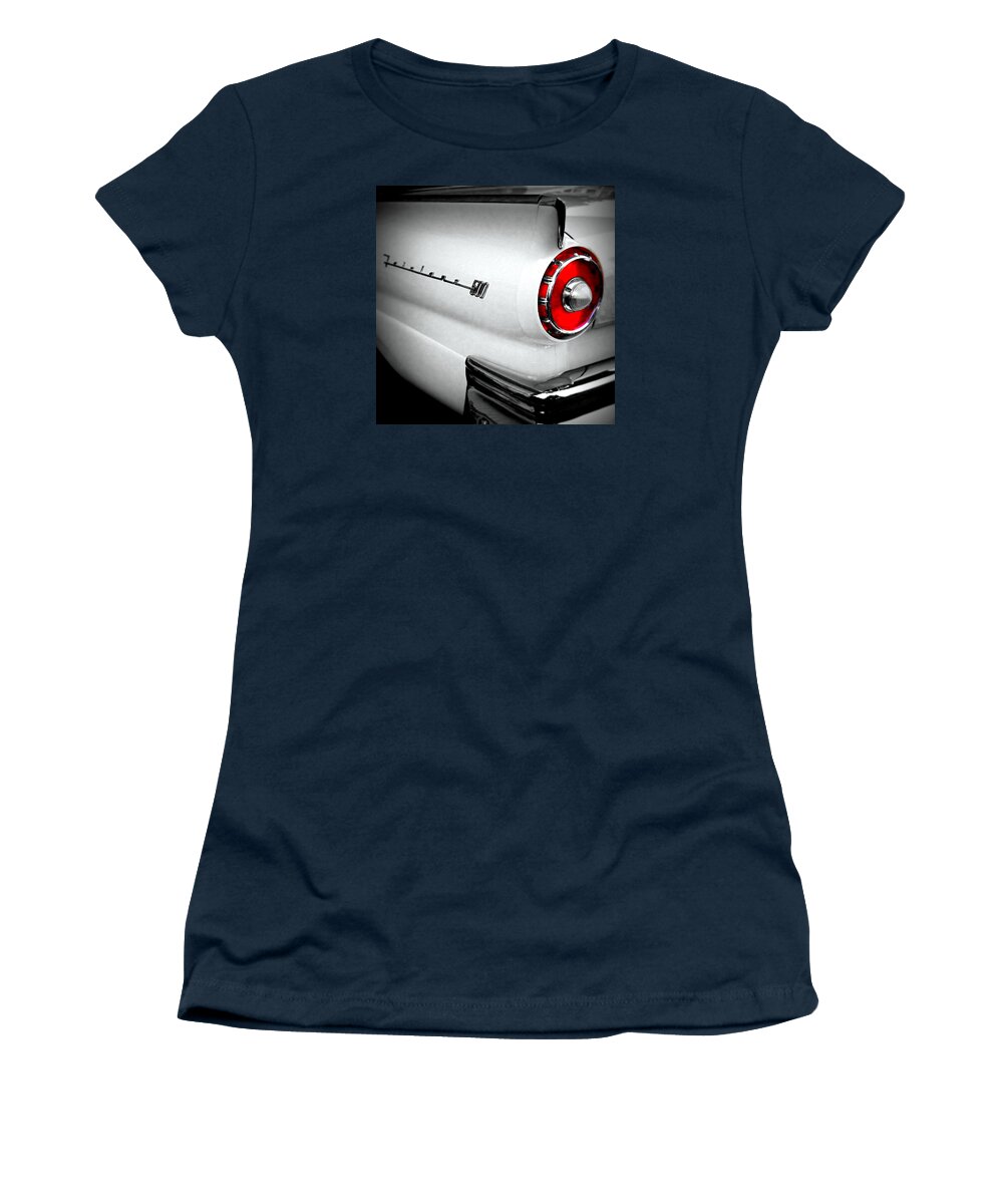 57 Ford Women's T-Shirt featuring the photograph Touch of Red by Nick Kloepping