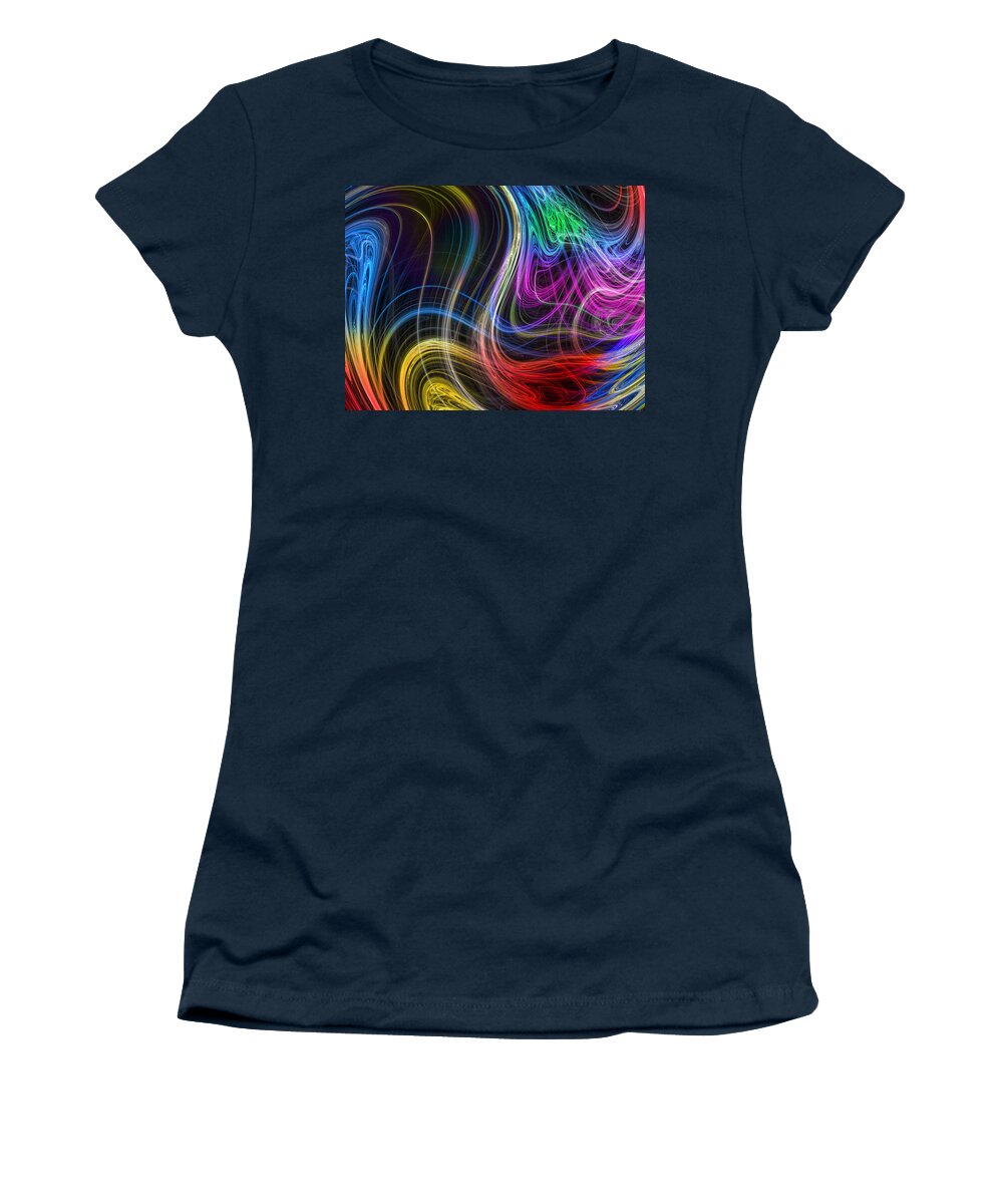 Colourful Women's T-Shirt featuring the photograph Transmission by Mark Blauhoefer