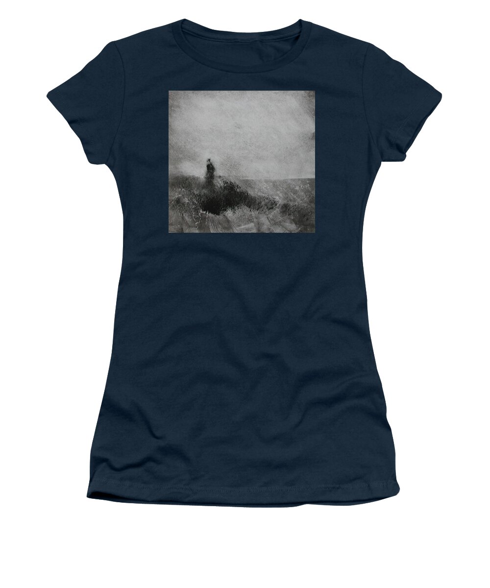 Traveler Women's T-Shirt featuring the painting Traveller #1 by David Ladmore