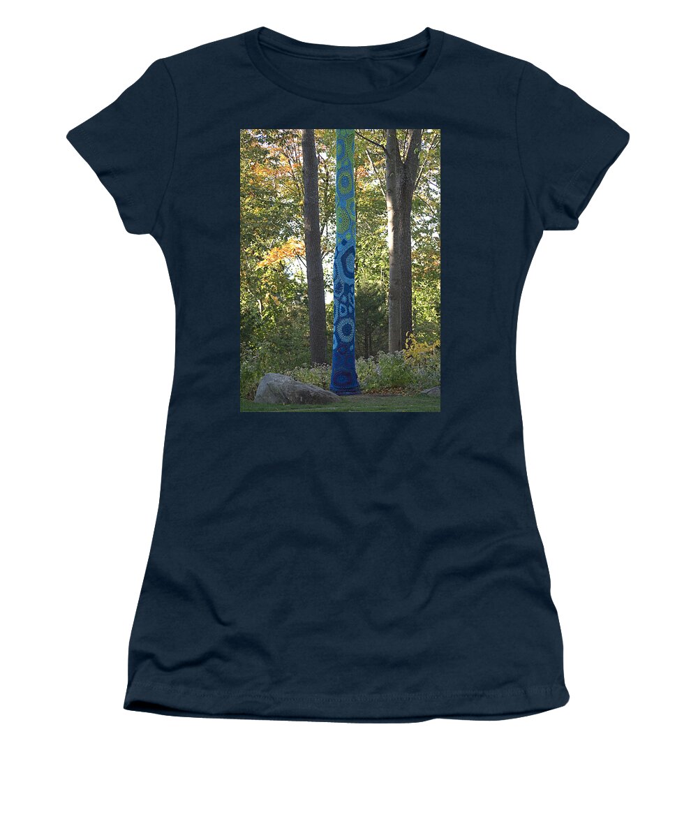 Fall Women's T-Shirt featuring the photograph Tree Knitting by Newwwman
