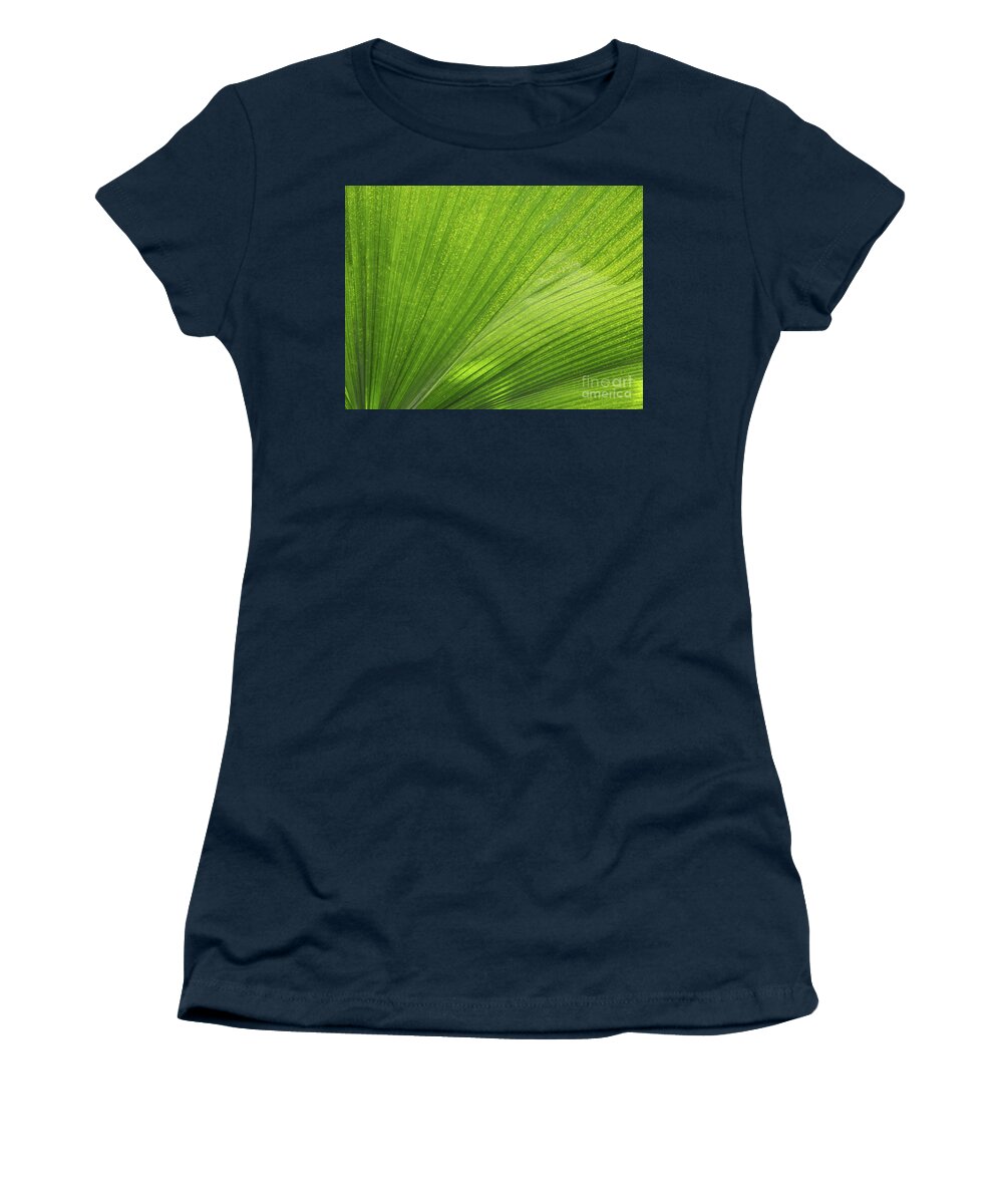 Leaf Women's T-Shirt featuring the photograph Tropical Abstract by Ann Horn