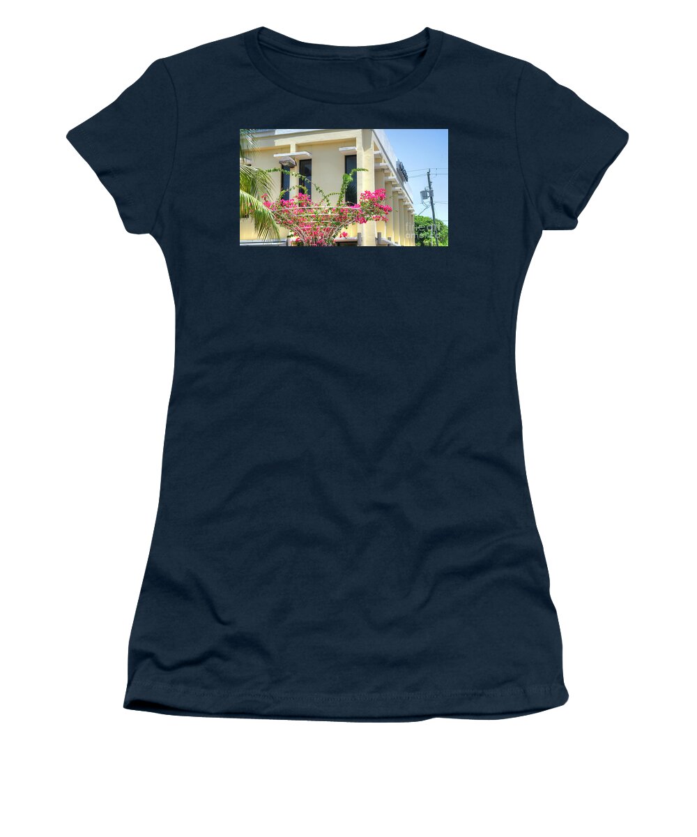 Tropical Women's T-Shirt featuring the photograph Tropical Bougainvillea by Ules Barnwell