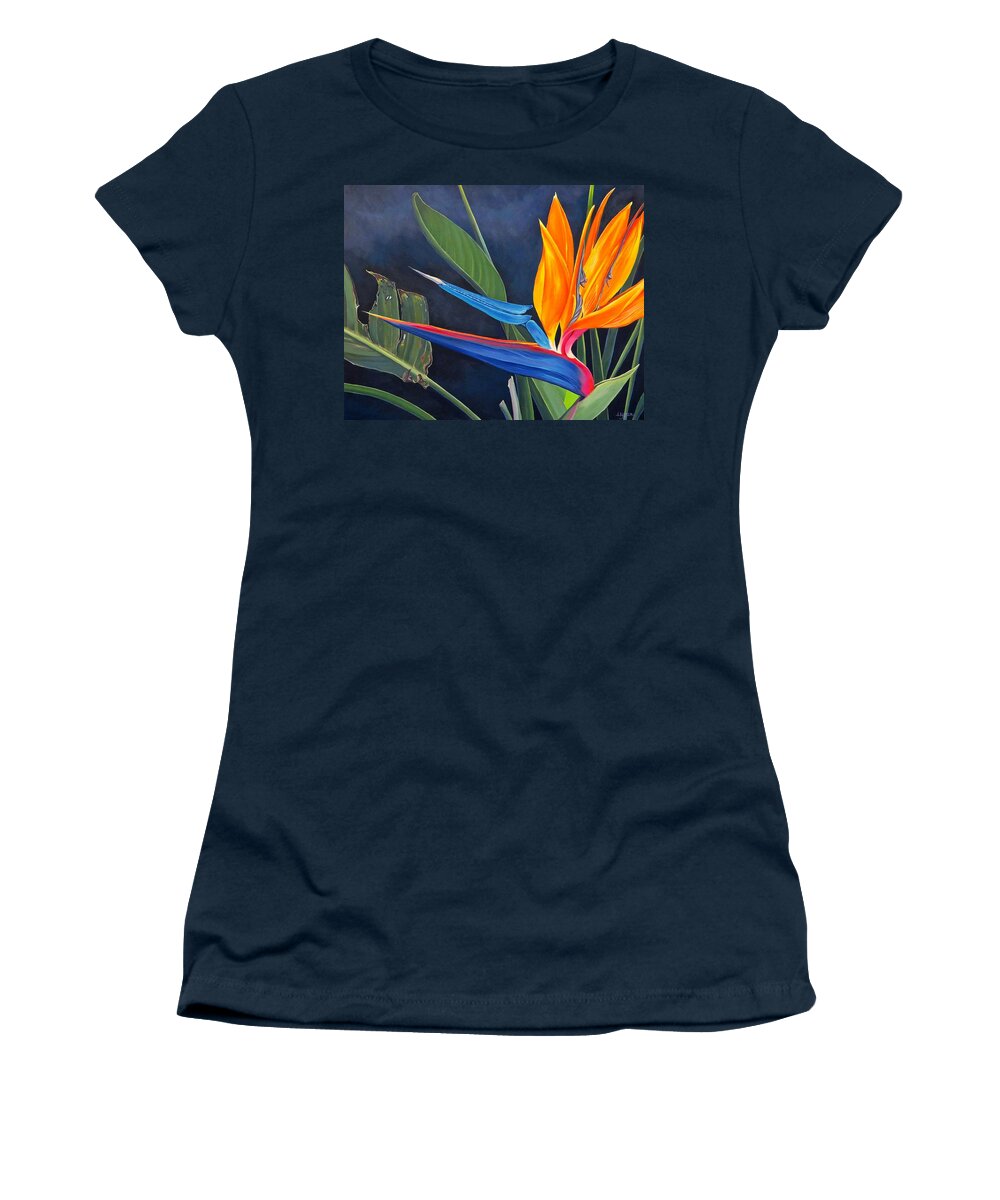 Botanical Women's T-Shirt featuring the painting Tropicoso by Hunter Jay