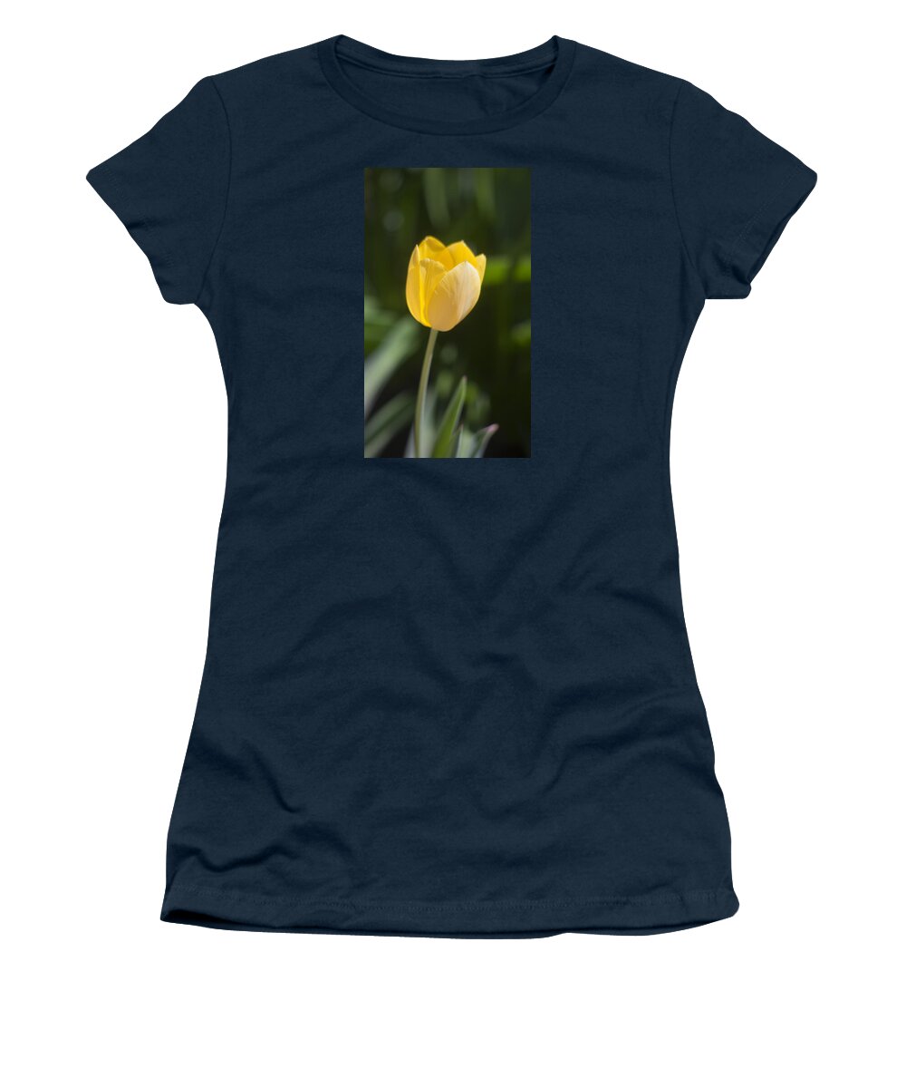 Tulip Women's T-Shirt featuring the photograph Tulip Portrait by Morris McClung