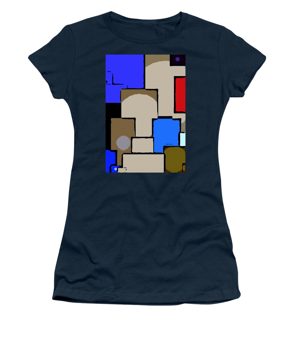 Rafael Salazar Women's T-Shirt featuring the digital art Tunnels by Rafael Salazar