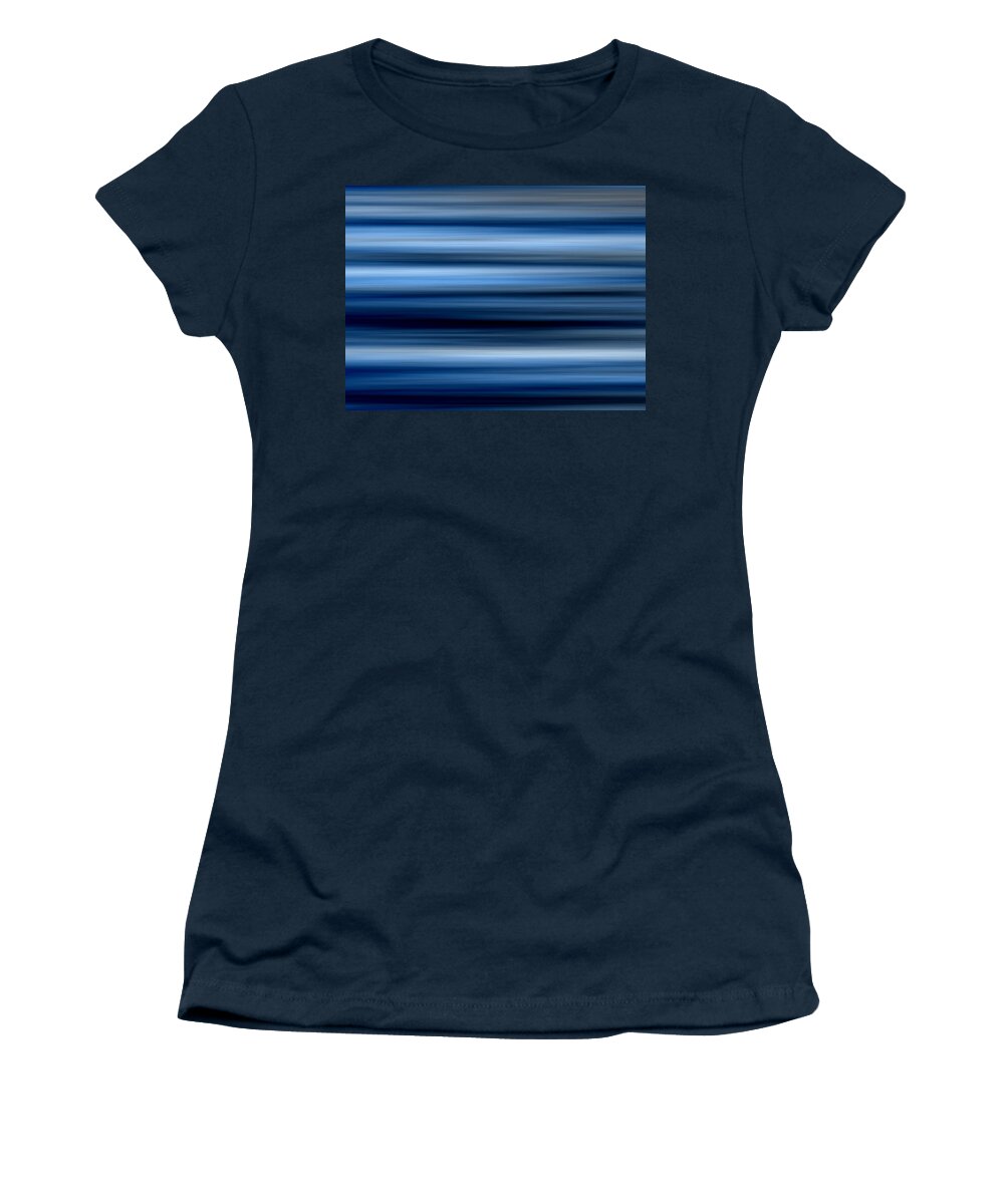 Blue Women's T-Shirt featuring the digital art Tupholme Abbey by Jeff Iverson